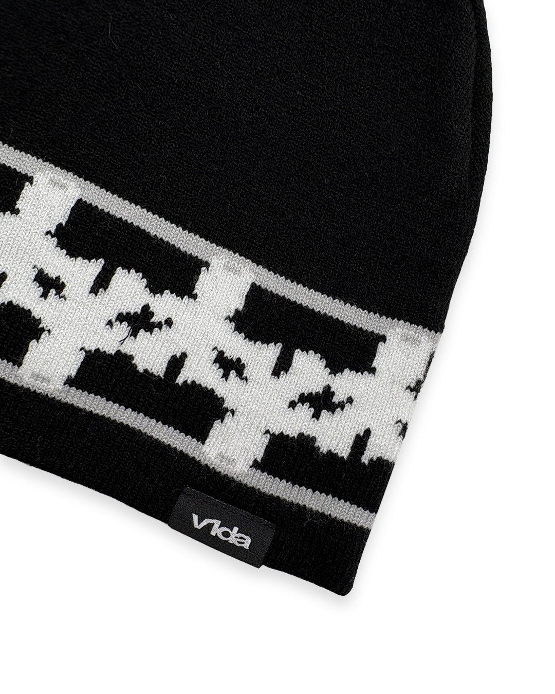 Pattern beanie black