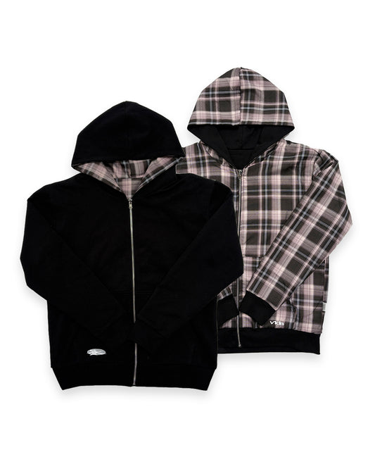 Reversible Zip Jacket black/pink
