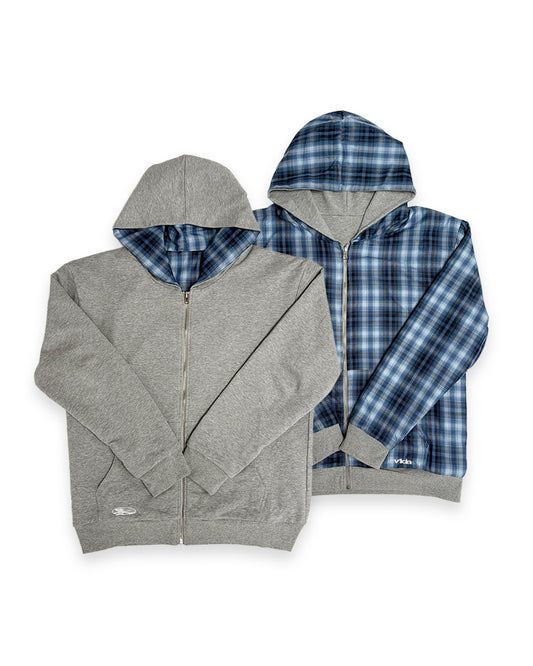 Reversible Zip Jacket grey/blue